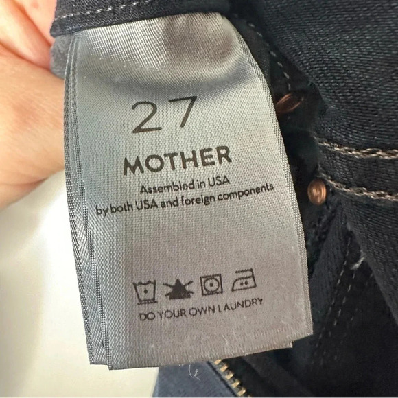 MOTHER The High Waisted Looker Ankle Fray Jeans in Last Call Size 27 - Picture 10 of 12